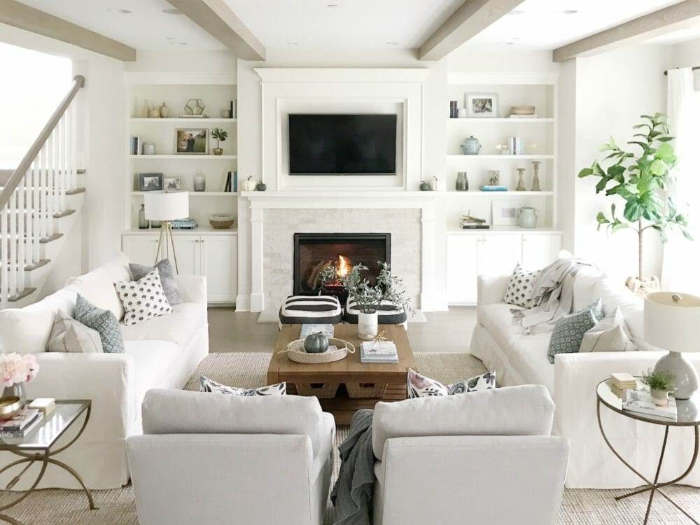 open concept living room decor ideas