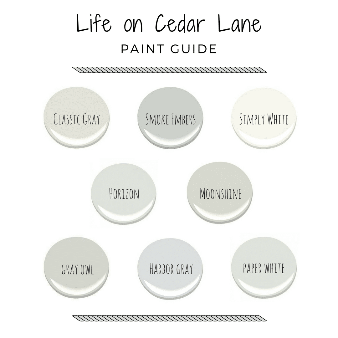 Cedar Lane Paint Colors