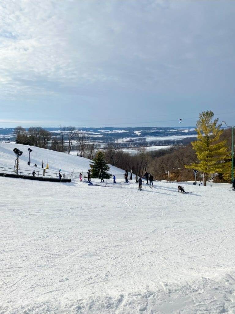 Skiing in Chestnut Mountain Skiing in Chestnut Mountain