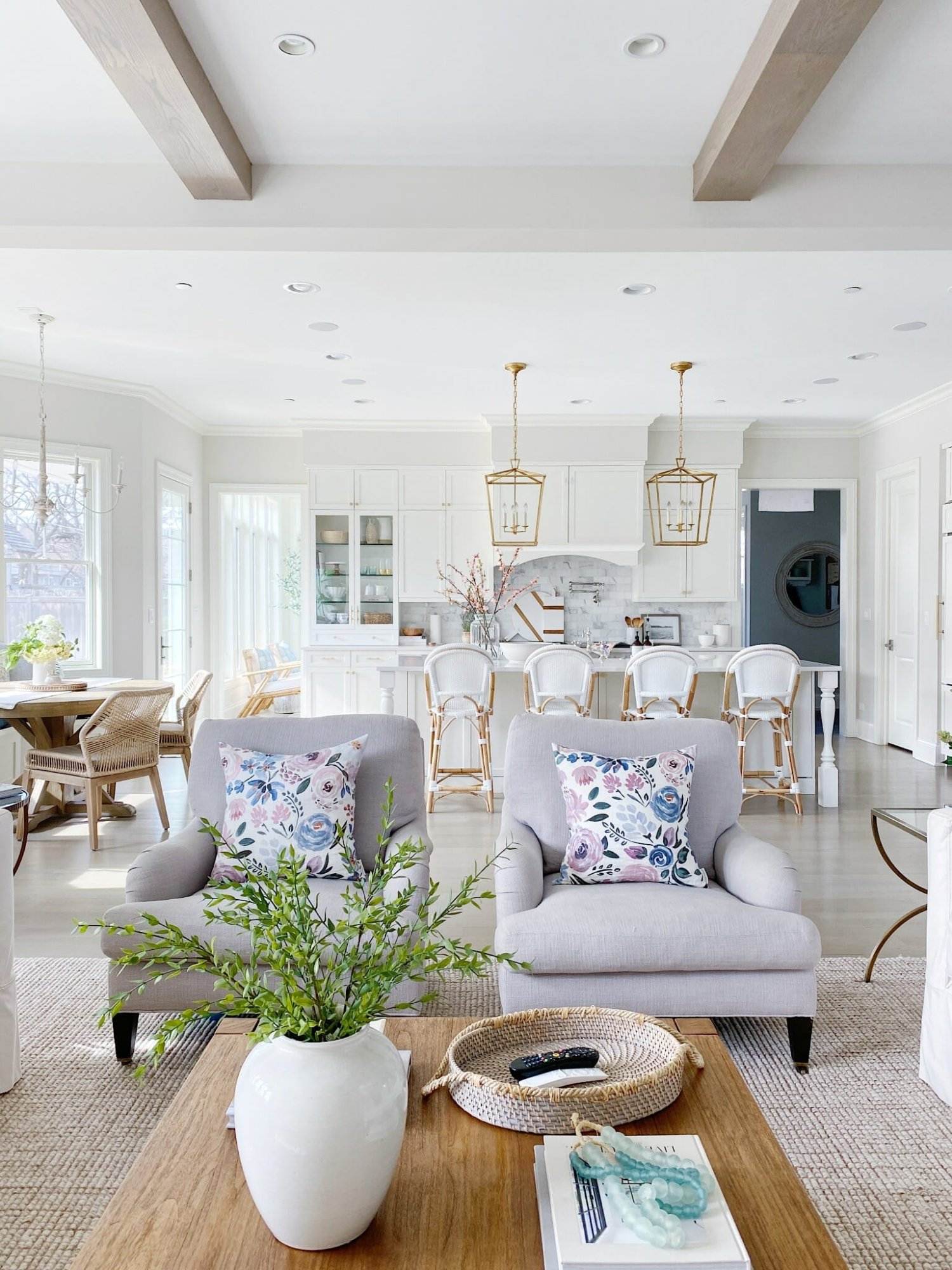How To Style Natural Wood Coffee Tables | Life On Cedar Lane