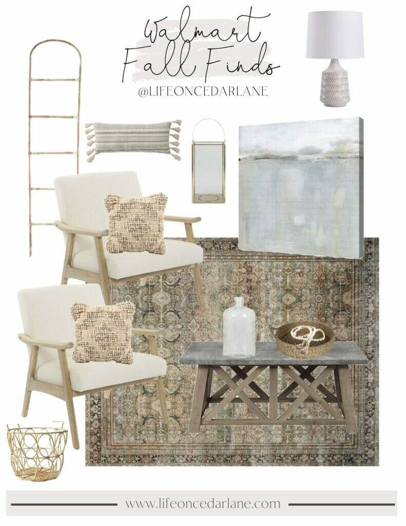 walmart fall decor for your living room