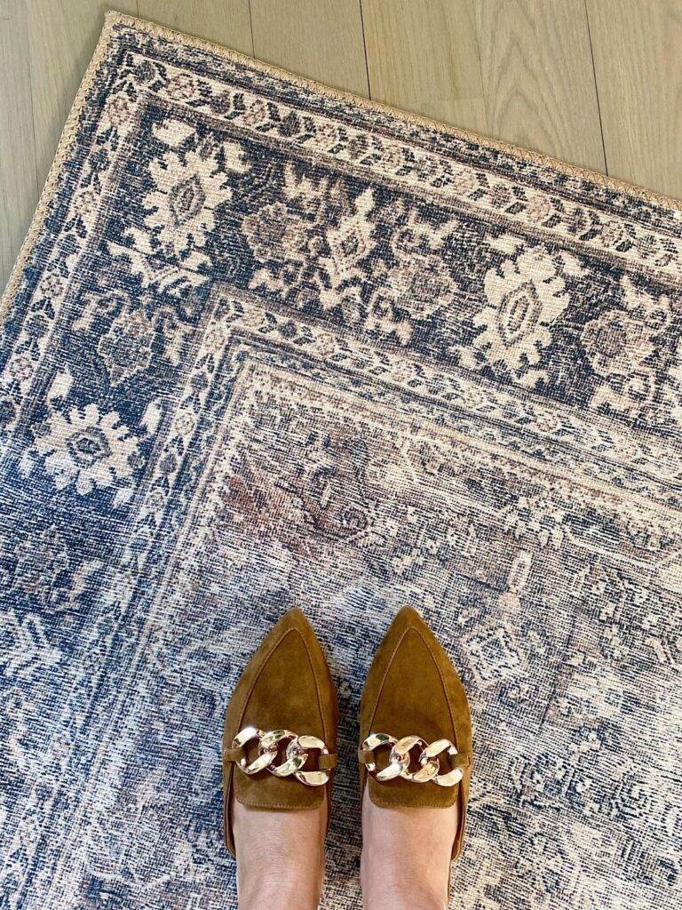 Charcoal Oriental Area Rug