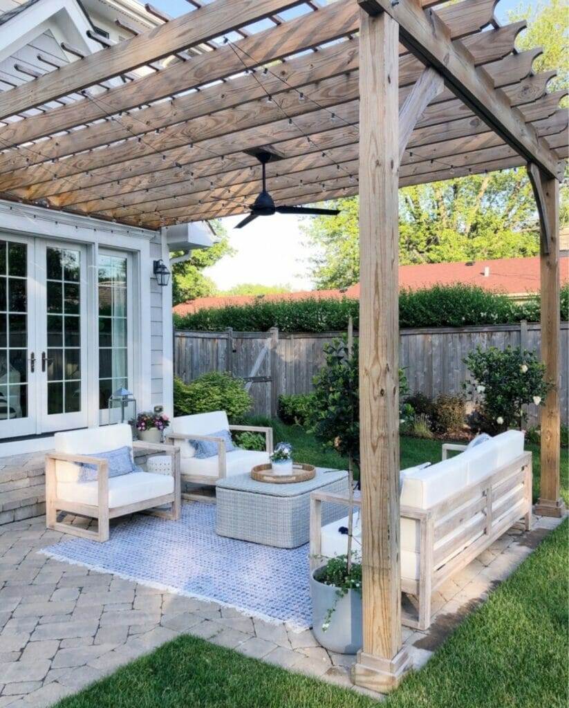 backyard pergola