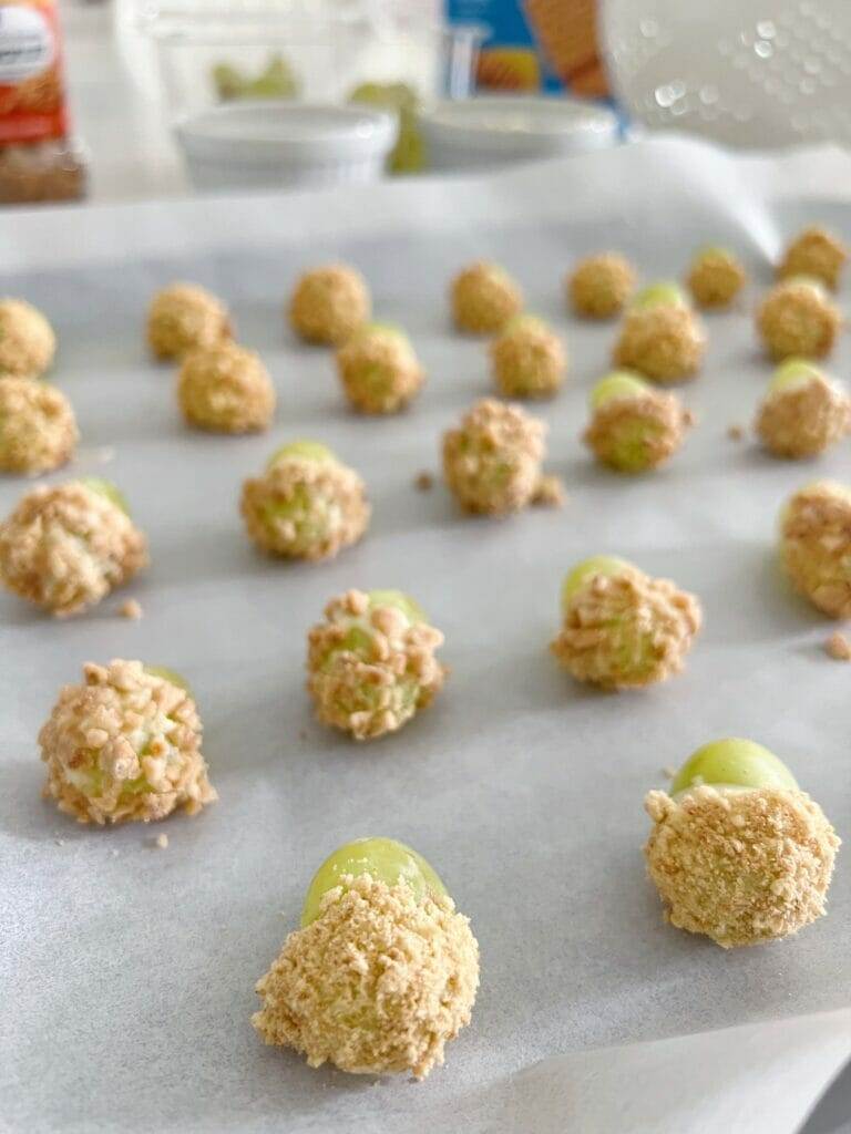 Taffy Apple Grapes fall snack