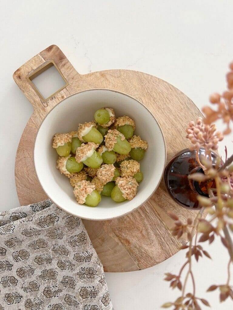 3 Ingredient Taffy Apple Grapes