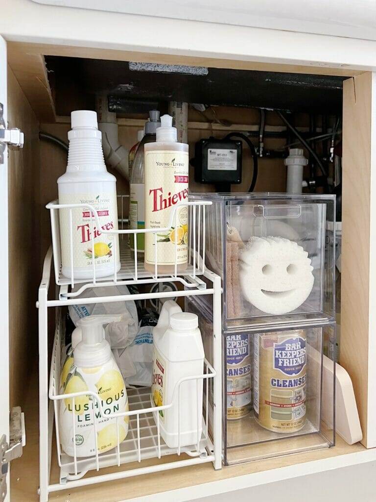 Under Kitchen Sink Organization Ideas