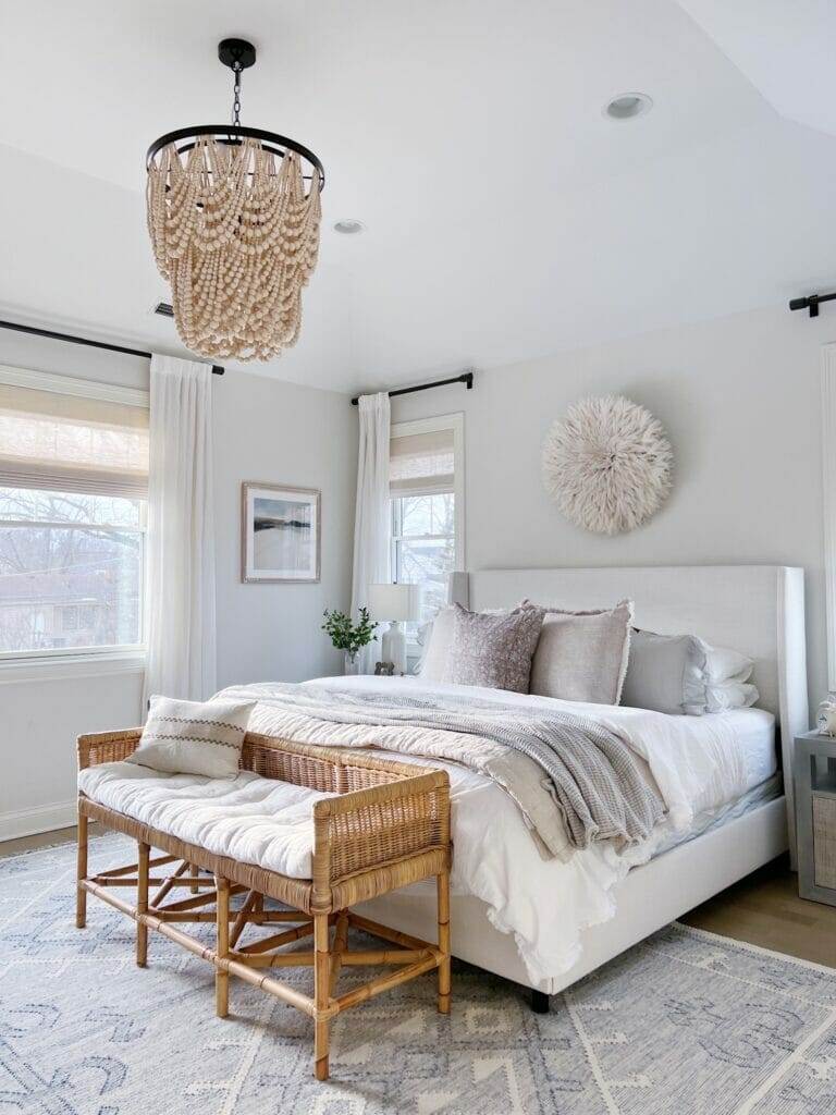 Linen Curtains in bedroom