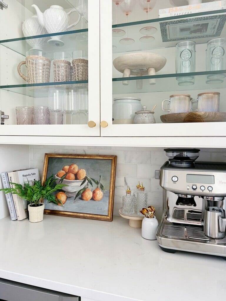 white kitchen cabinet